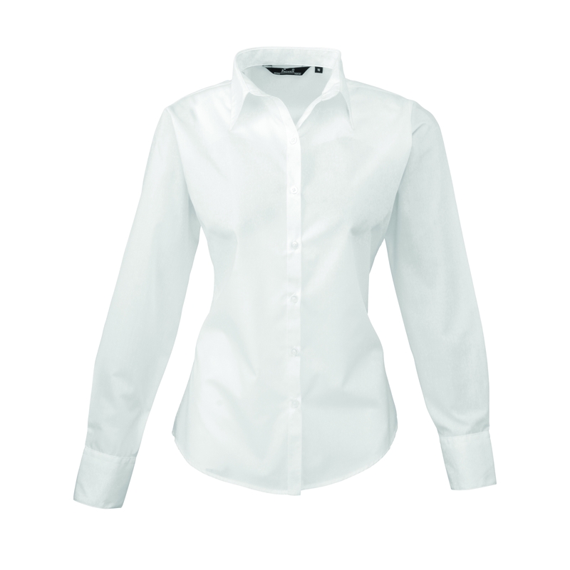Ladies long sleeve classic shirt | WISE Worksafe